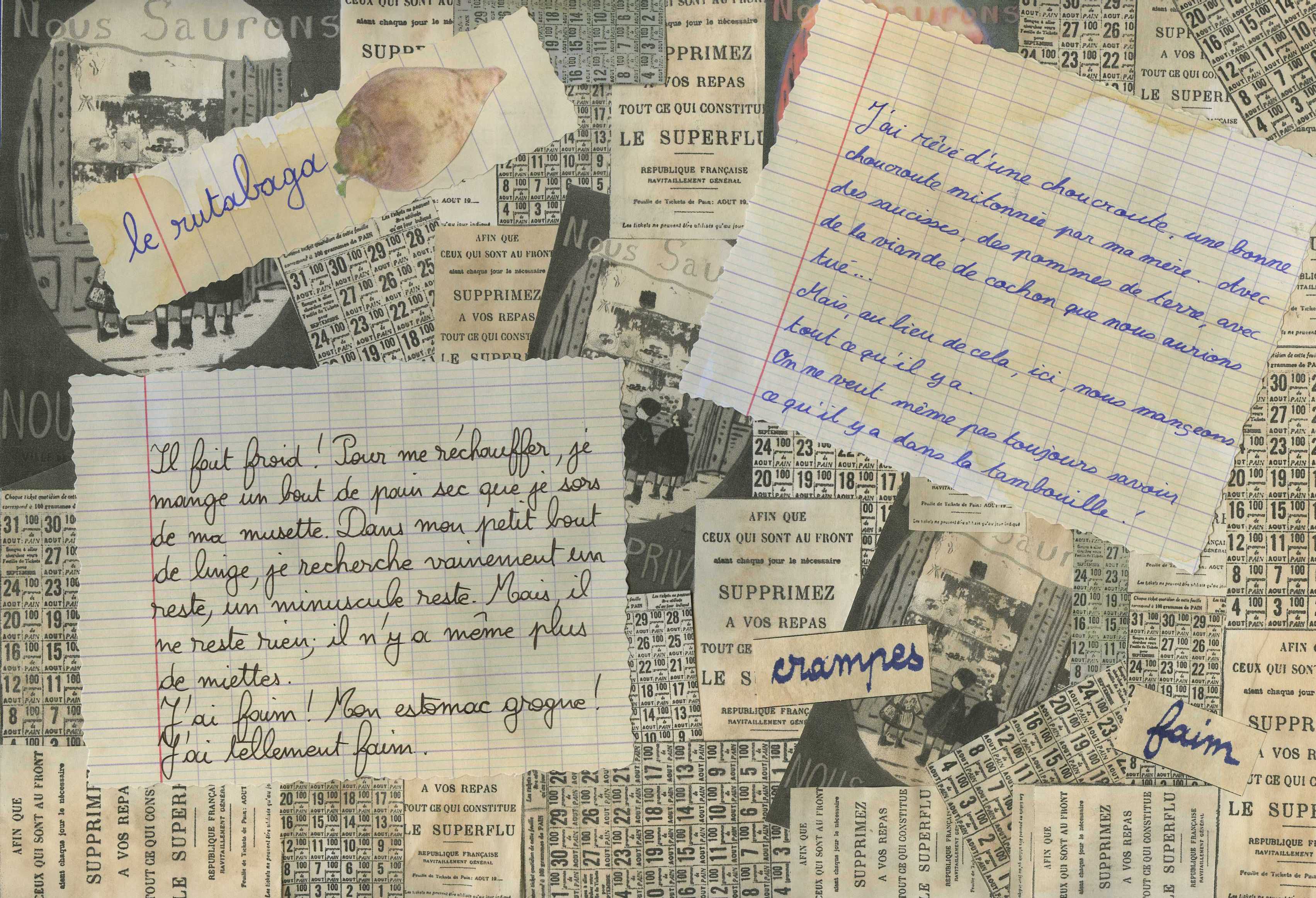 Extrait du carnet lauréat du 1er prix national de la 6ème édition (2011-2012) de l’école des Tanneurs de Barr (67)